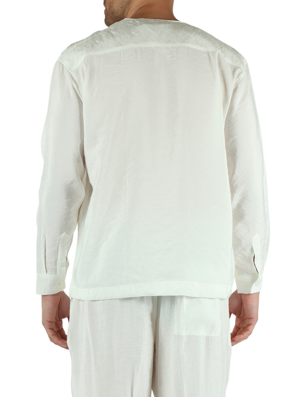 OFF WHITE | MAISON: Camicia chiusa relaxed fit in misto modal