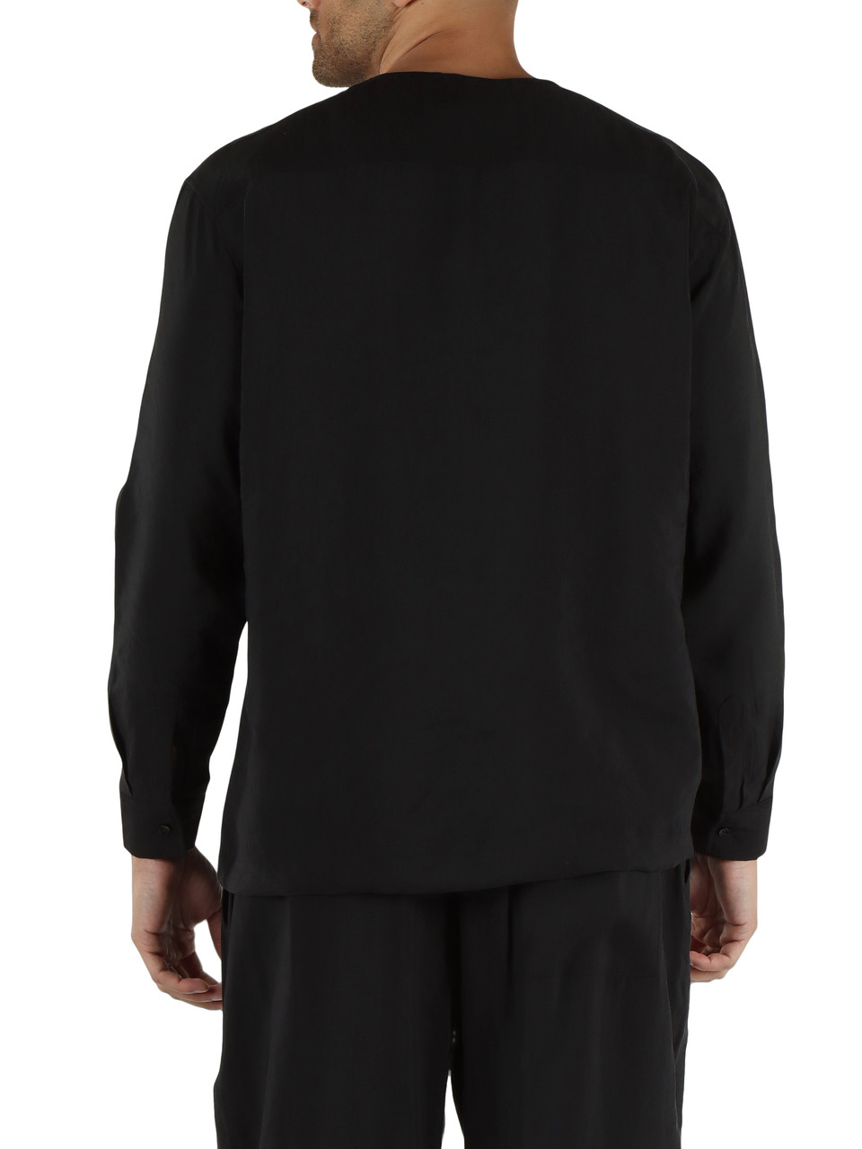 NERO | MAISON: Camicia chiusa relaxed fit in misto modal