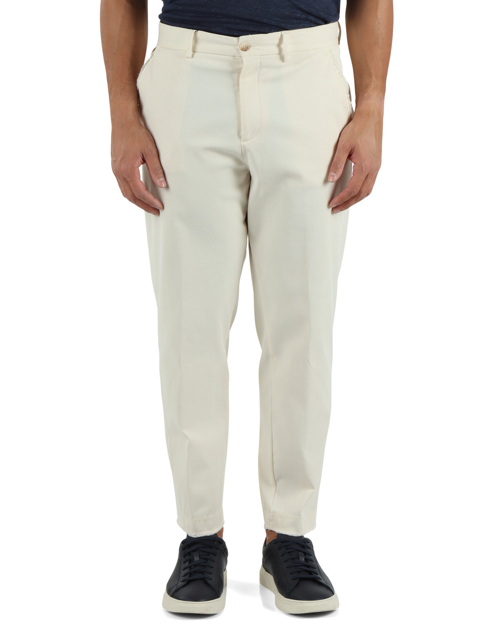 PANNA | Pantalone in drill di misto cotone