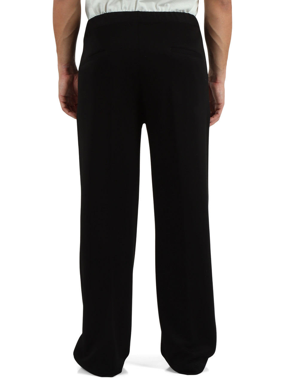 NERO | MAISON: Pantalone relaxed fit in jersey di misto viscosa