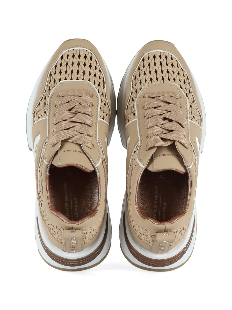 BEIGE | Sneakers LIVERPOOL in pelle ed ecopelle