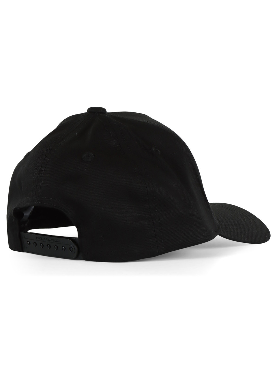 NERO | Cappello in cotone con patch logo frontale