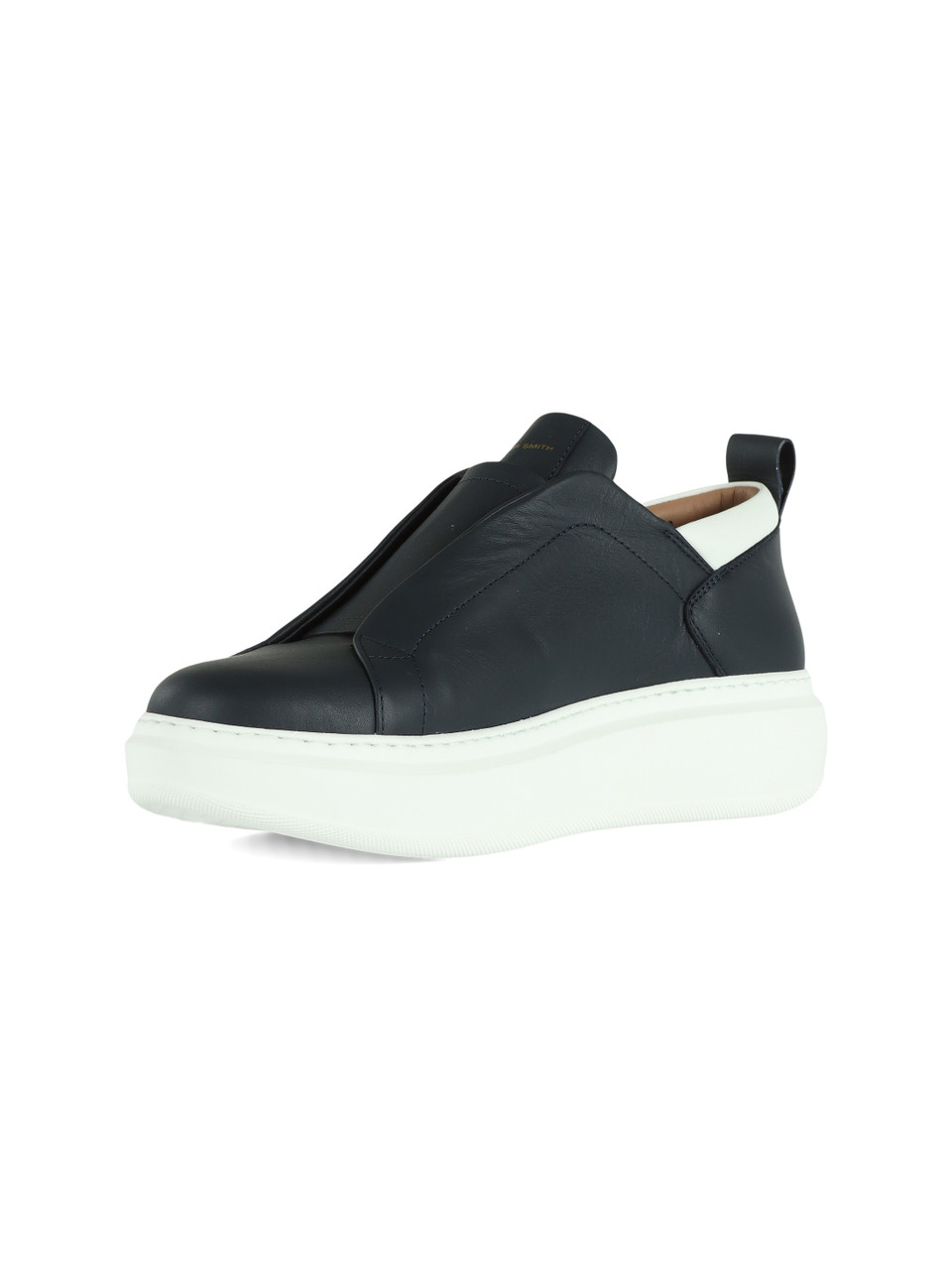 BLU SCURO | Sneakers slip on WEMBLEY in pelle ed ecopelle