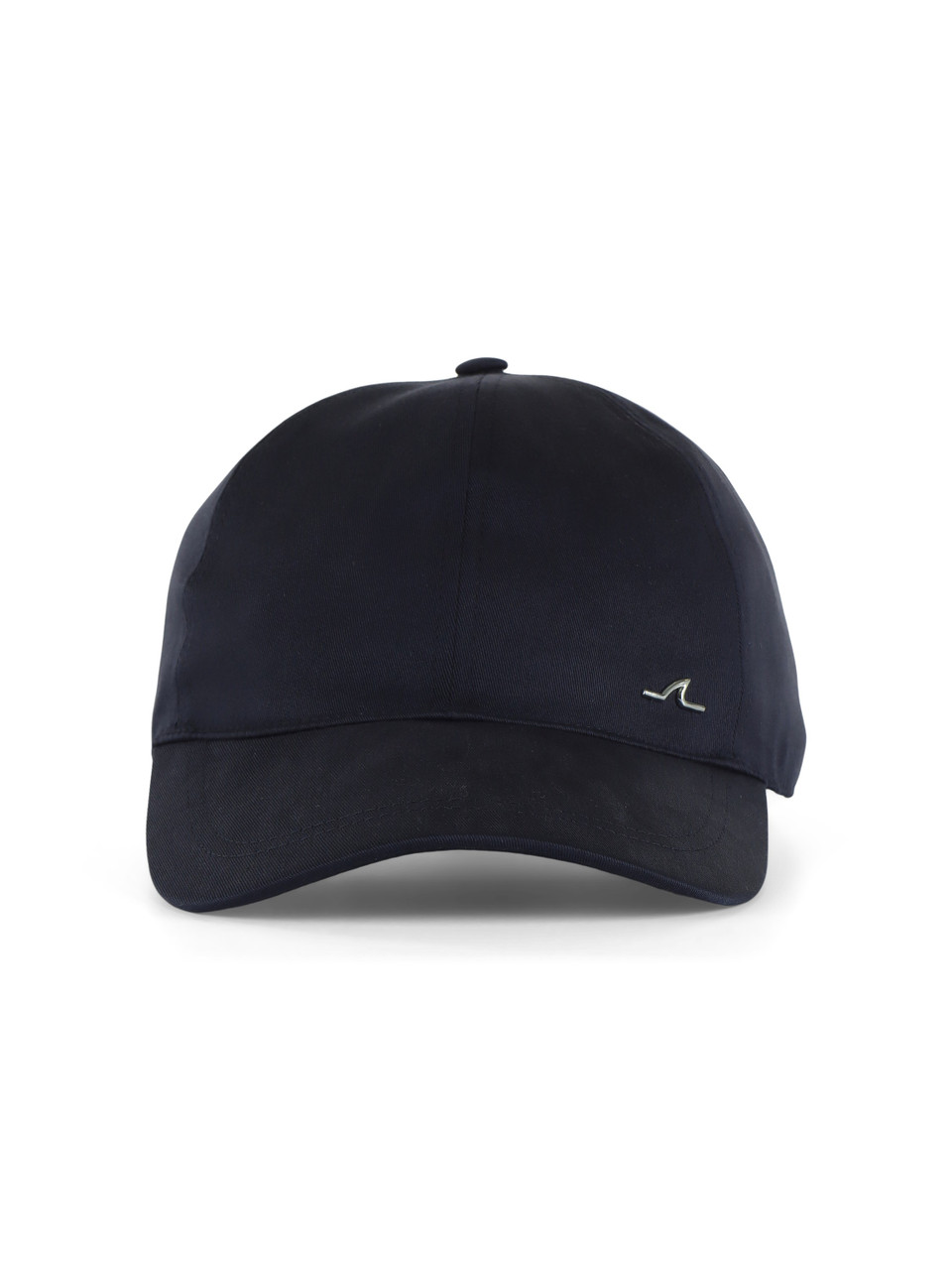BLU SCURO | Cappello in cotone e lyocell con placca logo