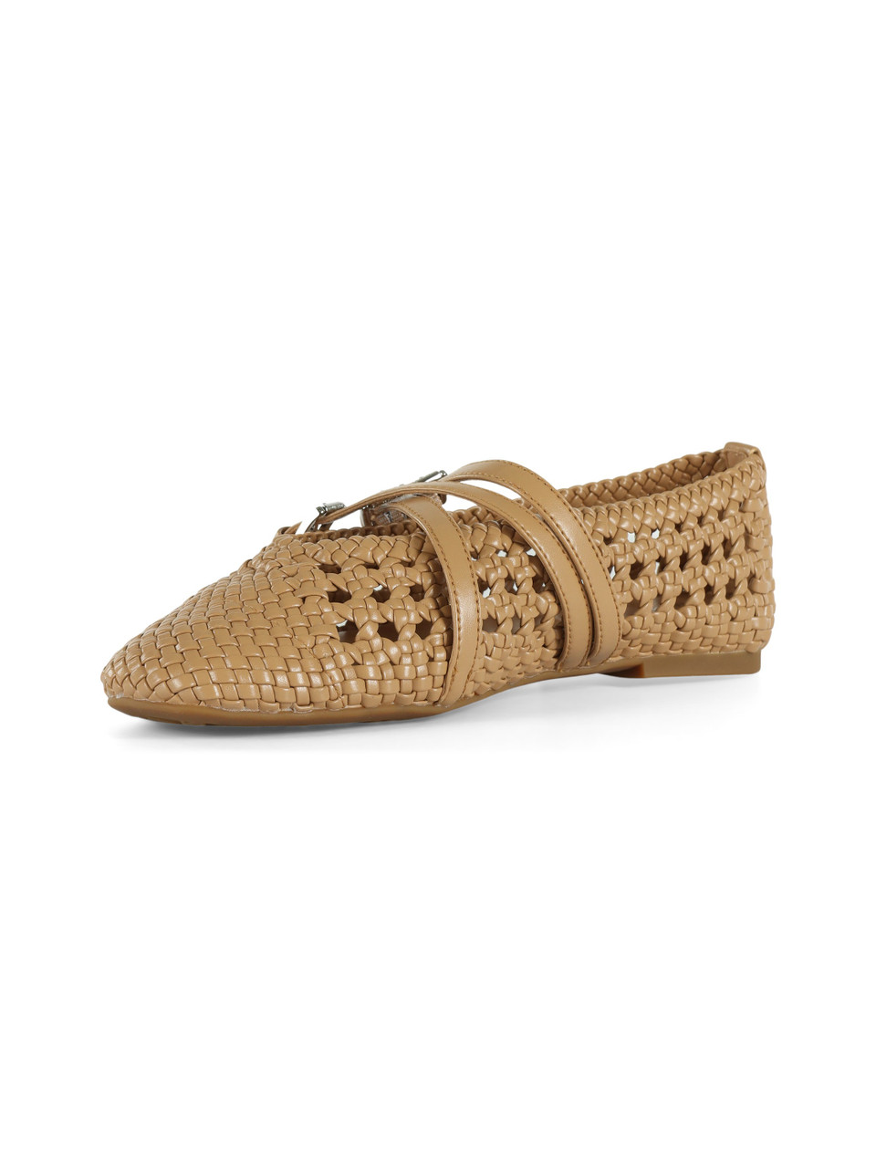 BEIGE | Ballerine in ecopelle INDY WOVEN FLEX