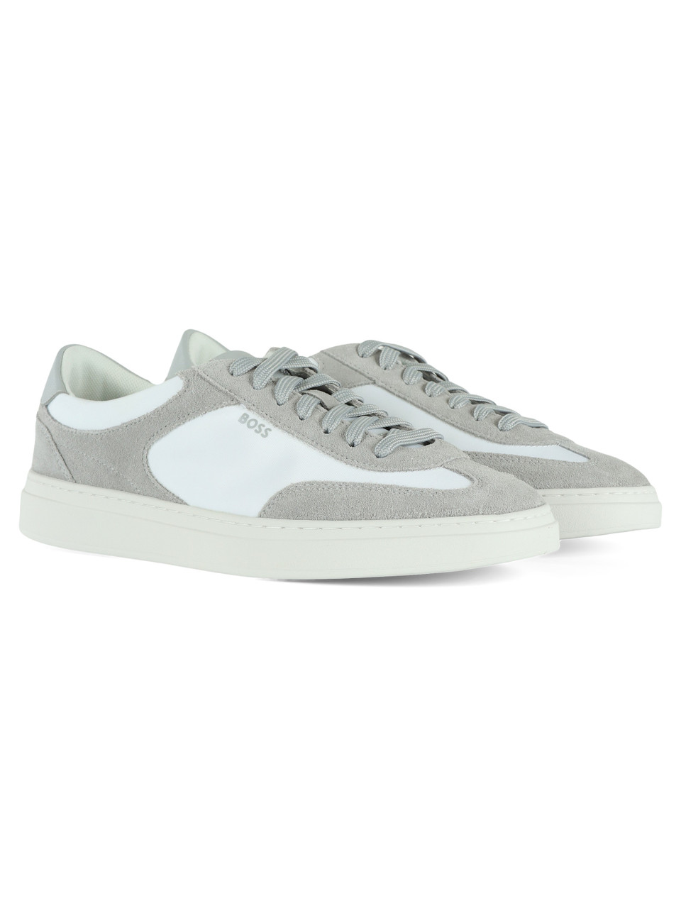 GRIGIO | Sneakers KIERAN in pelle e tessuto