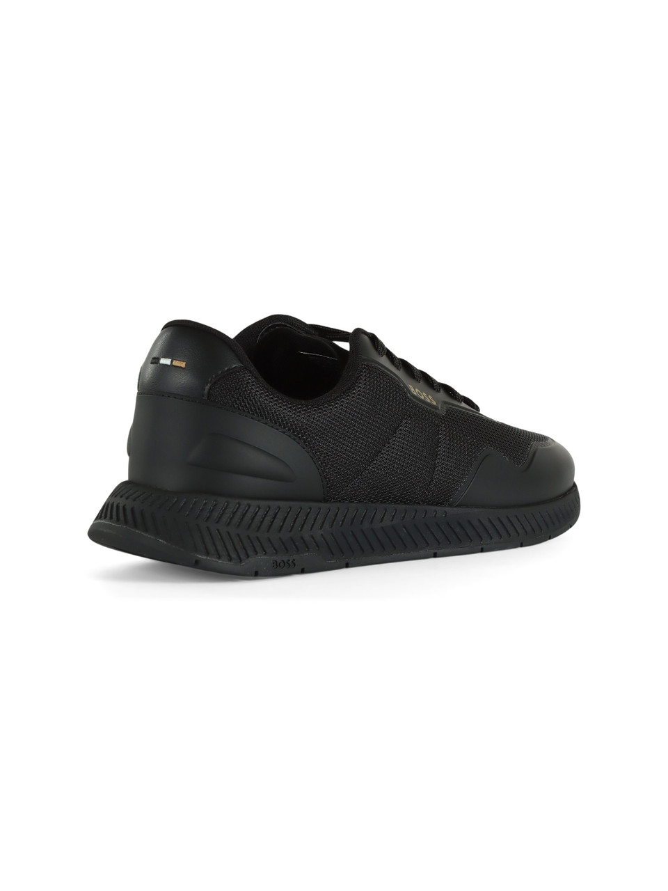 NERO | Sneakers in ecopelle e tessuto TITANIUM