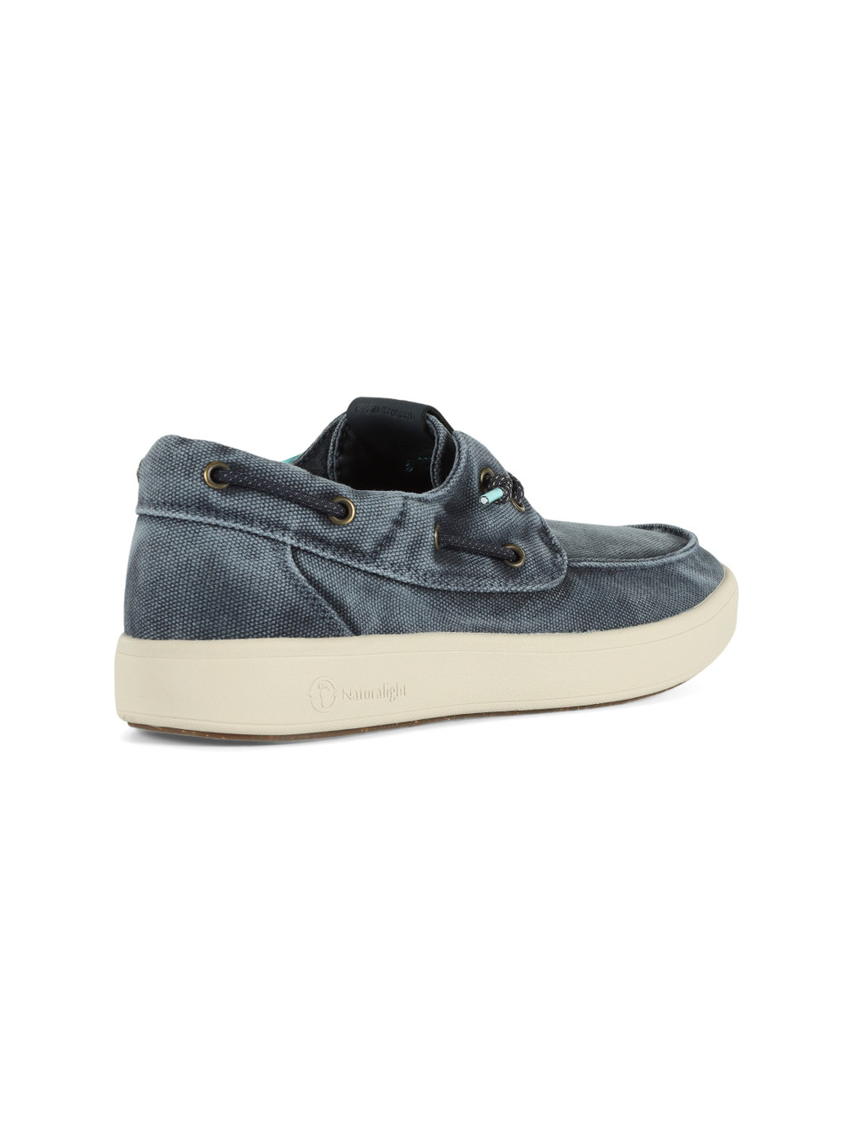 BLU | Scarpe da barca in cotone biologico