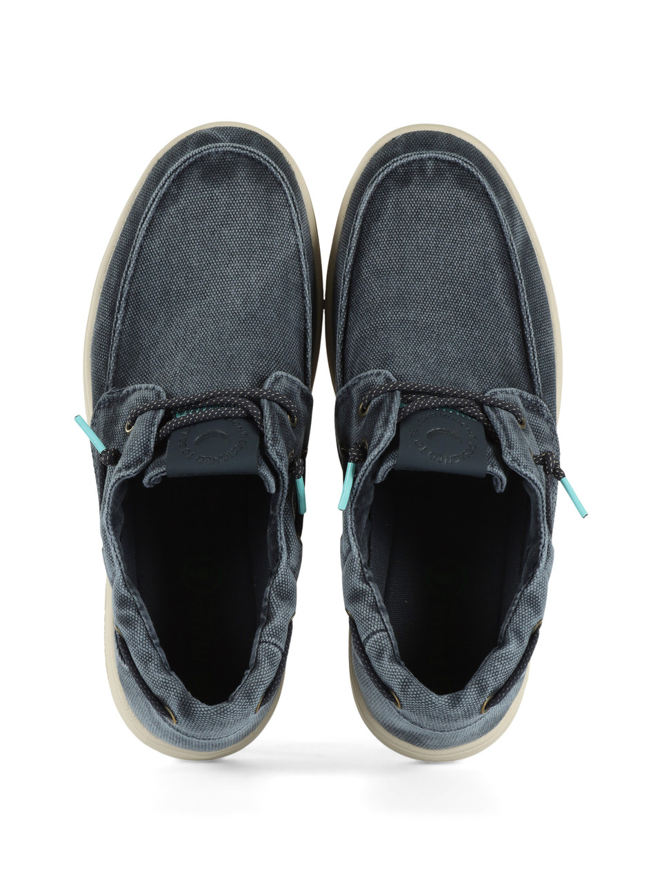 BLU | Scarpe da barca in cotone biologico