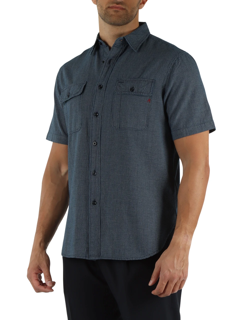 BLU | Camicia maniche corte in cotone