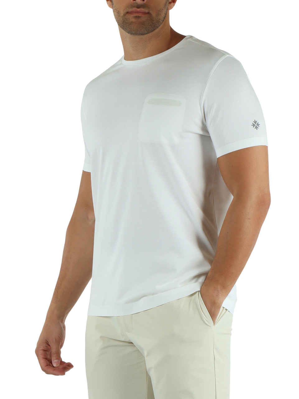 BIANCO | T-shirt INKOM in cotone stretch