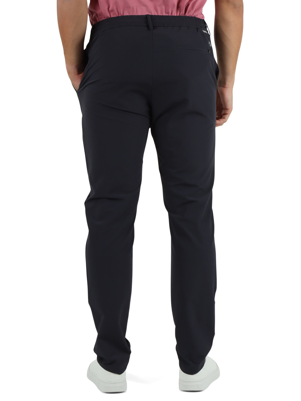 BLU SCURO | Pantalone MARTINEZ in tessuto tecnico stretch