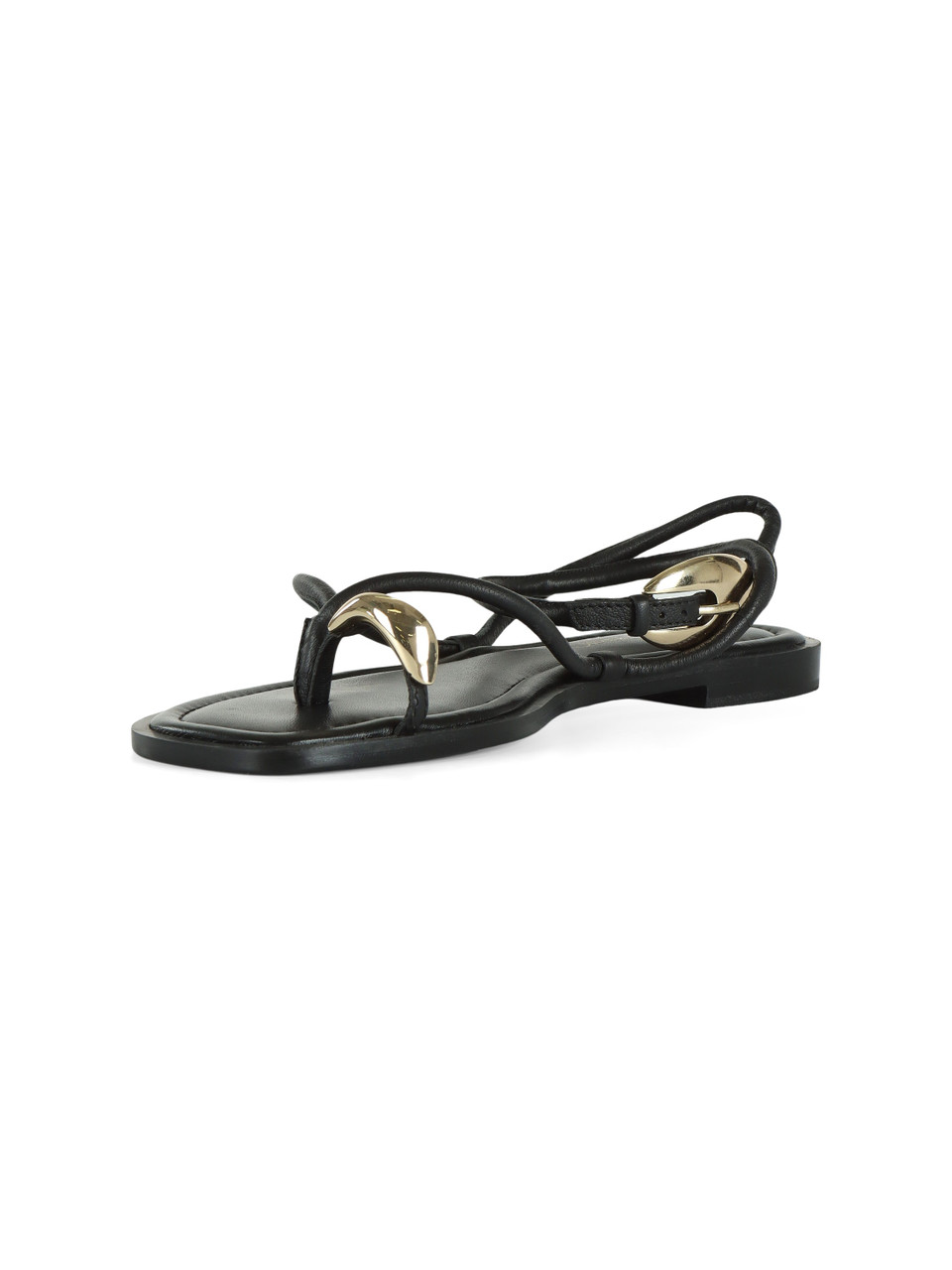 NERO | Sandali infradito in pelle 8576