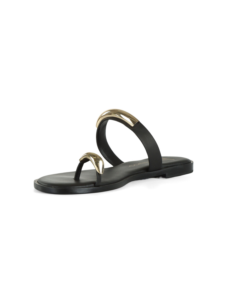 NERO | Sandali infradito in pelle 8563