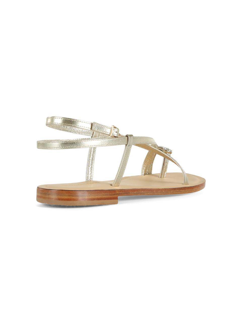 ORO | Sandali infradito in pelle laminata 3043