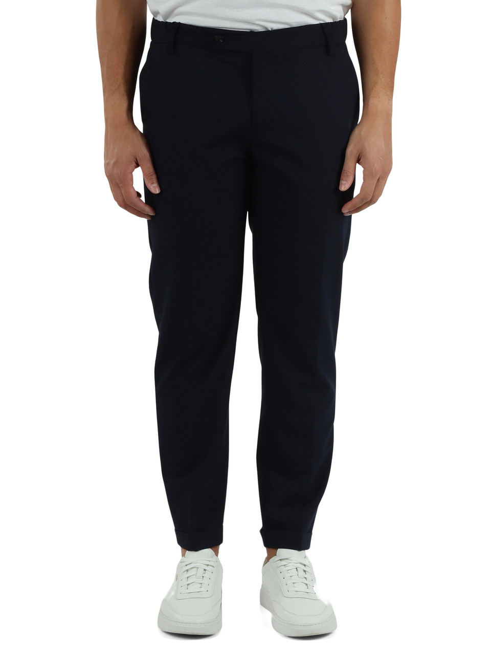 BLU SCURO | Pantaloni in misto viscosa BRIDGE 226051