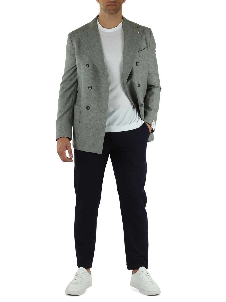 BLU SCURO | Pantaloni in misto viscosa BRIDGE 226051