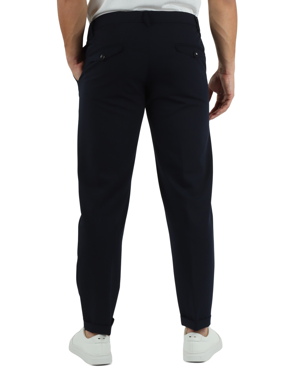 BLU SCURO | Pantaloni in misto viscosa BRIDGE 226051
