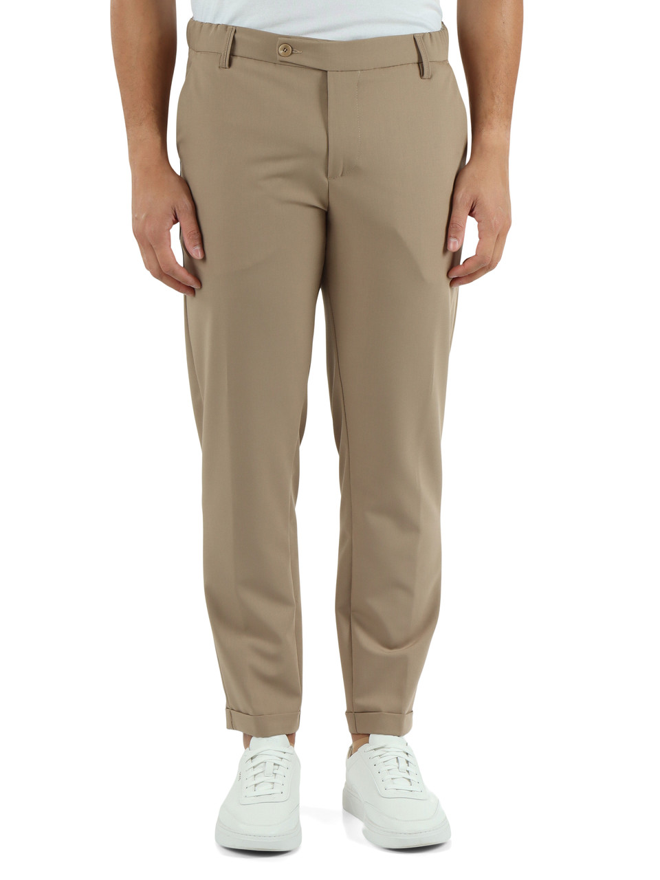 BEIGE | Hose aus Viskosemischung BRIDGE 226051