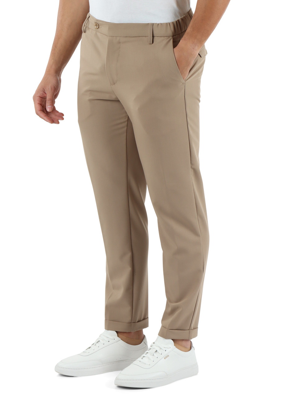 BEIGE | Pantaloni in misto viscosa BRIDGE 226051
