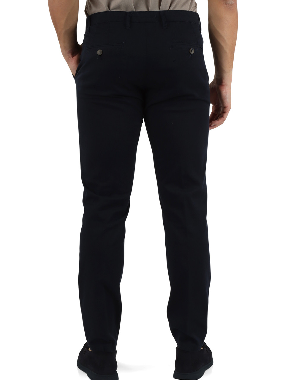 BLU SCURO | Pantaloni in cotone stretch VIENNA 226060
