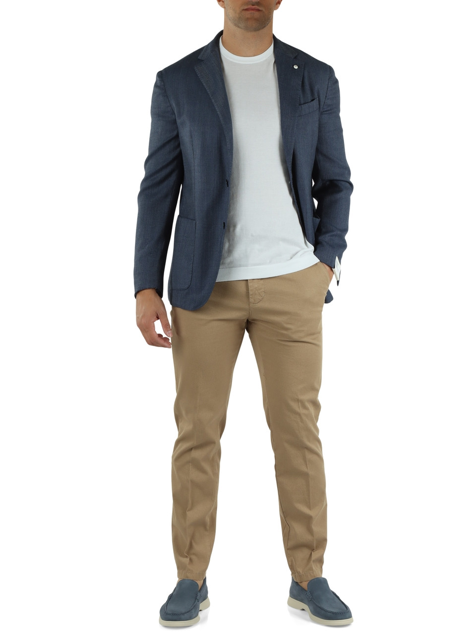 BEIGE | Pantaloni in cotone stretch VIENNA 226060