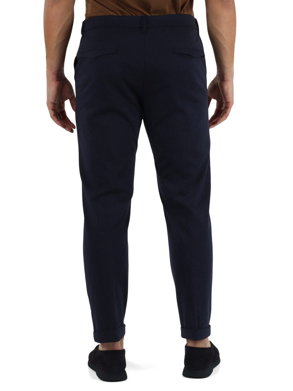 BLU SCURO | Pantaloni in misto cotone TOLOI 226023