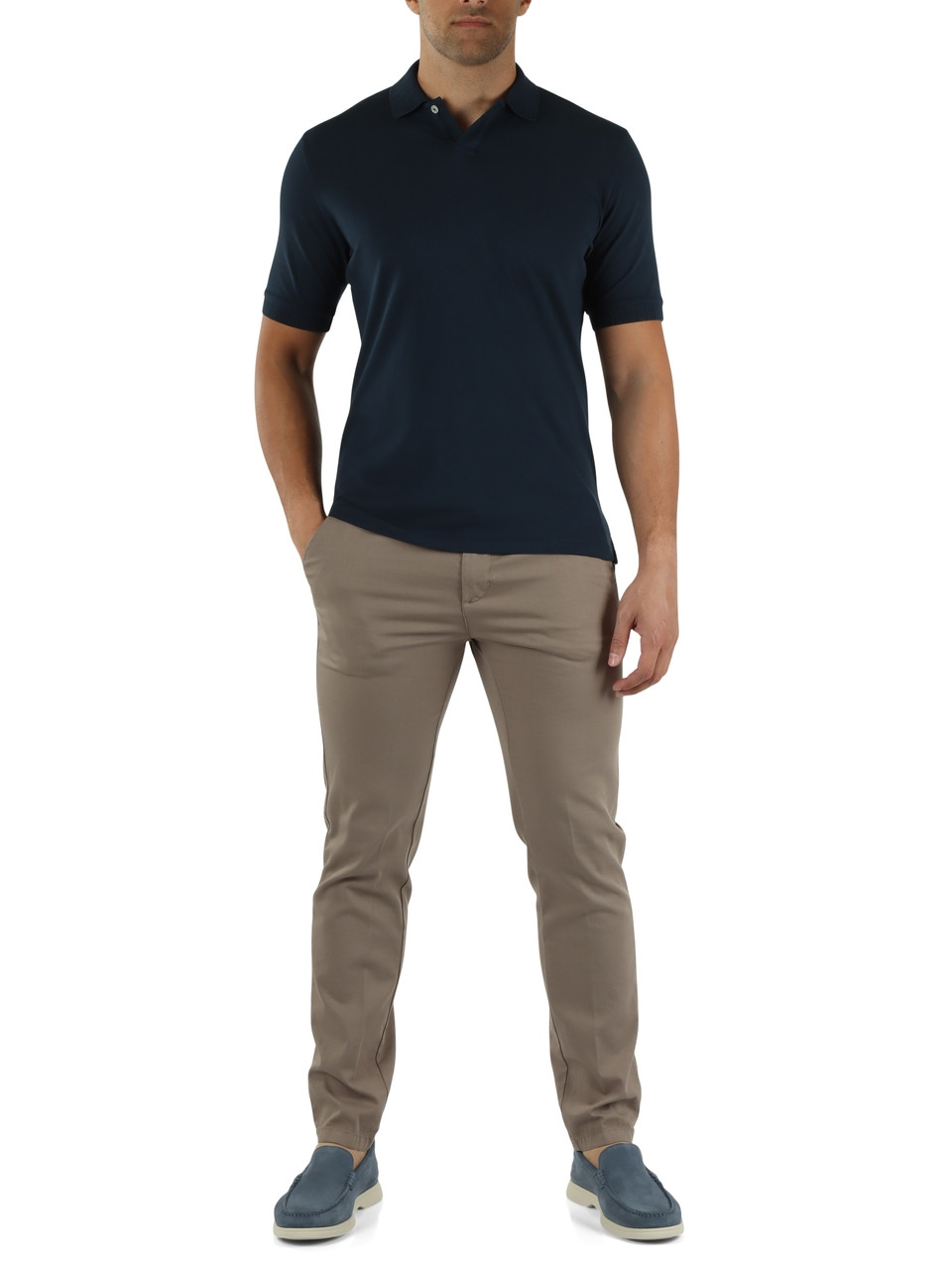 TORTORA | Stretch-Baumwollhose VIENNA LI GOLD
