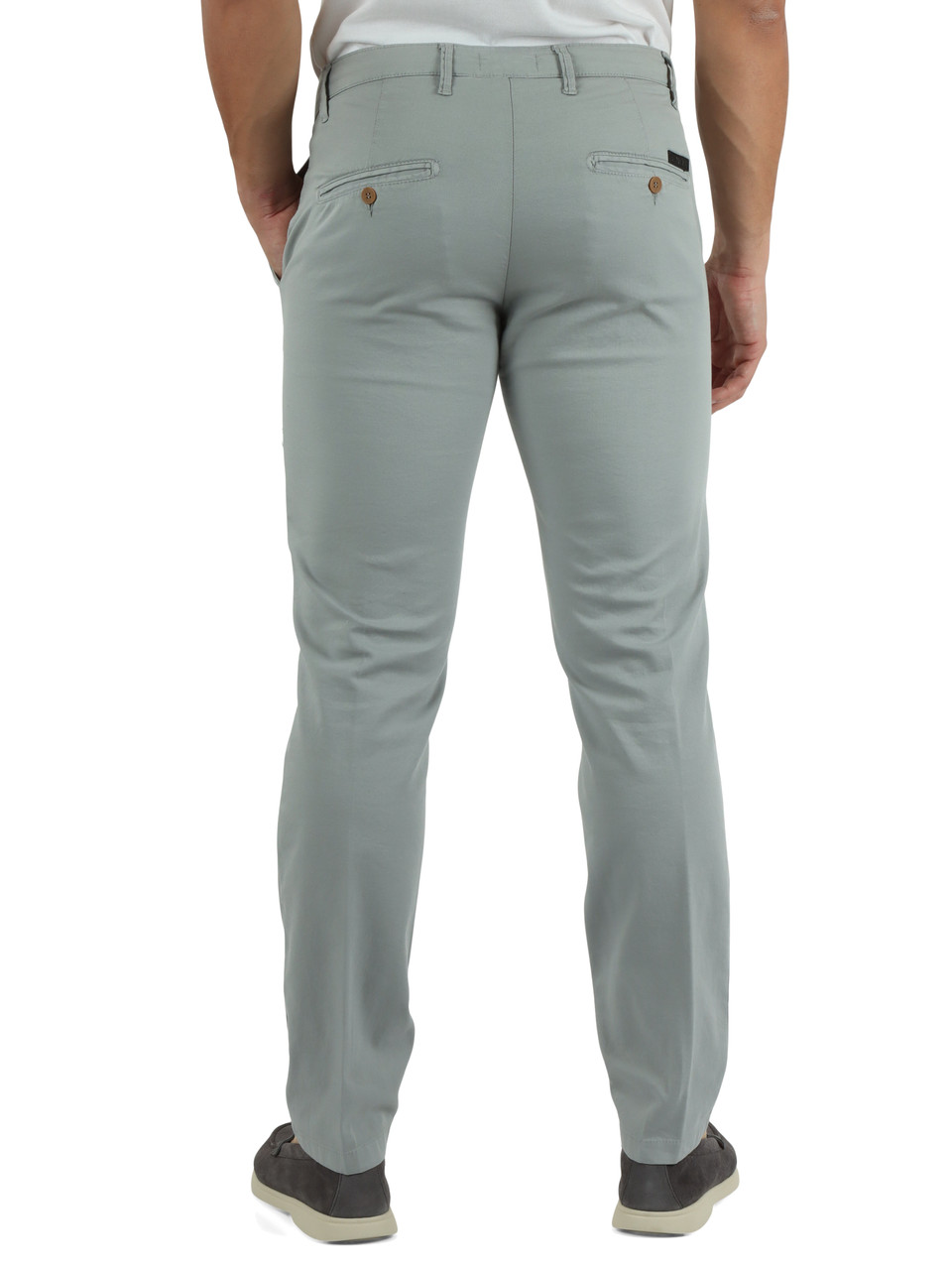 GRAU | Stretch-Baumwollhose VIENNA LI GOLD