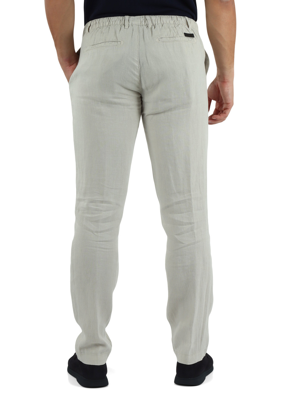 HELLGRAU | Leinenhose mit Kordelzug ASKY GOLD 226