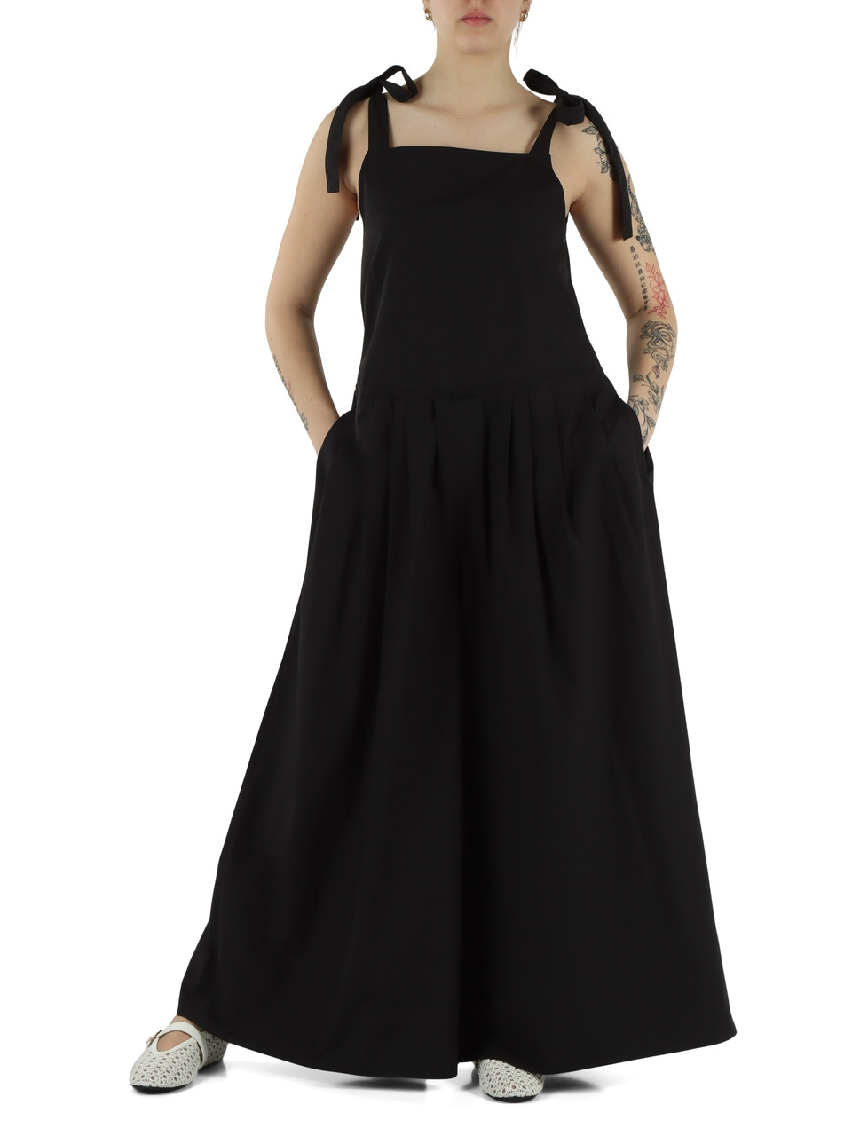 NERO | Tuta in popeline AGGUATI Mediterranean Ease capsule