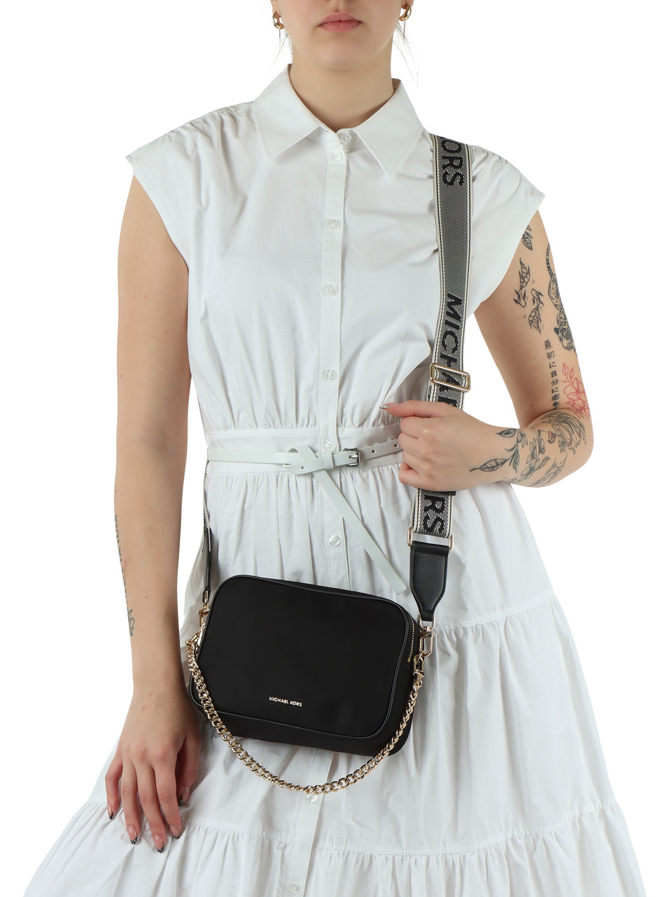 NERO | Camera bag in nylon riciclato BRYANT Medium
