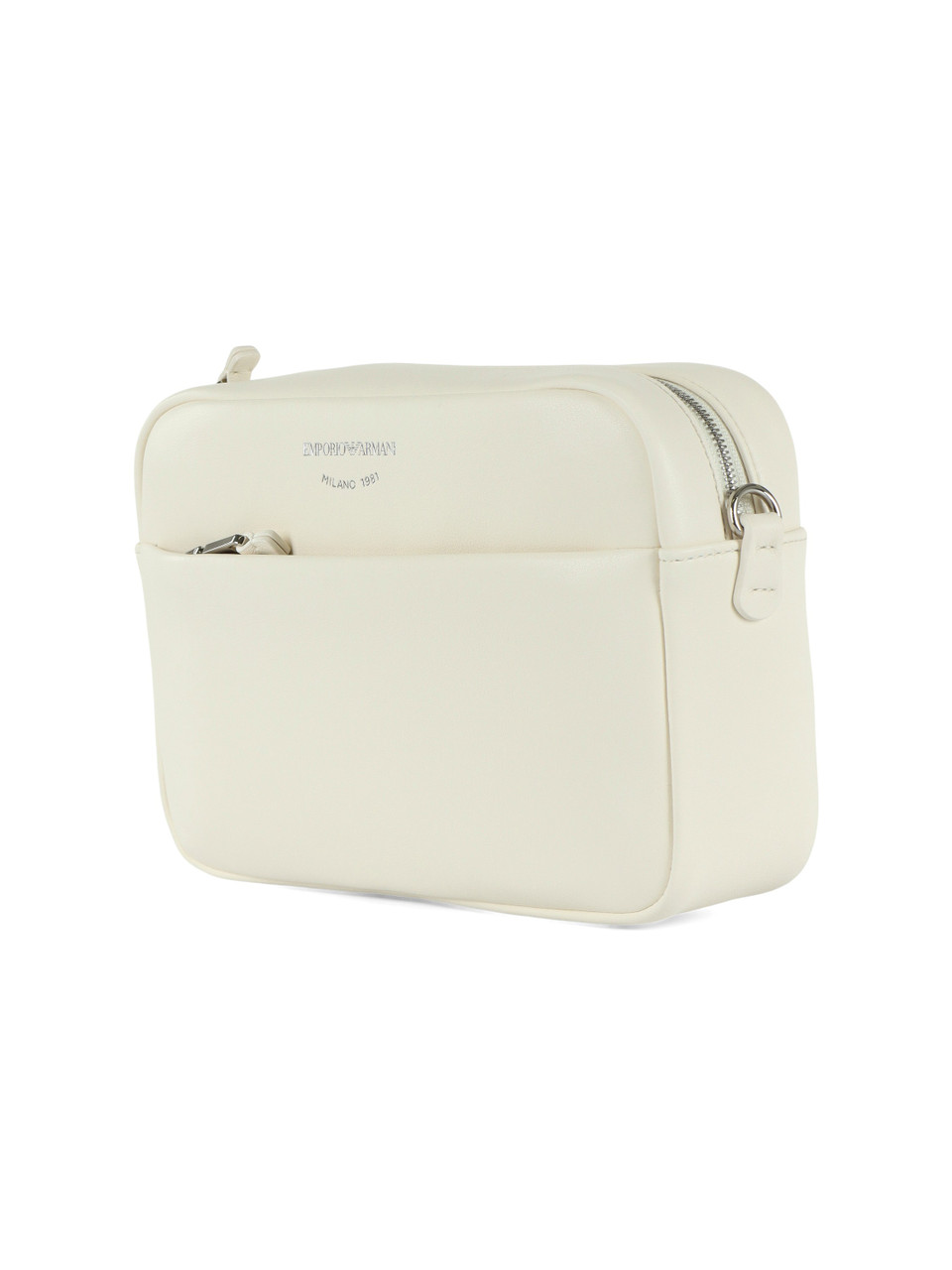 PANNA | Camera case a tracolla in pelle con logo impresso