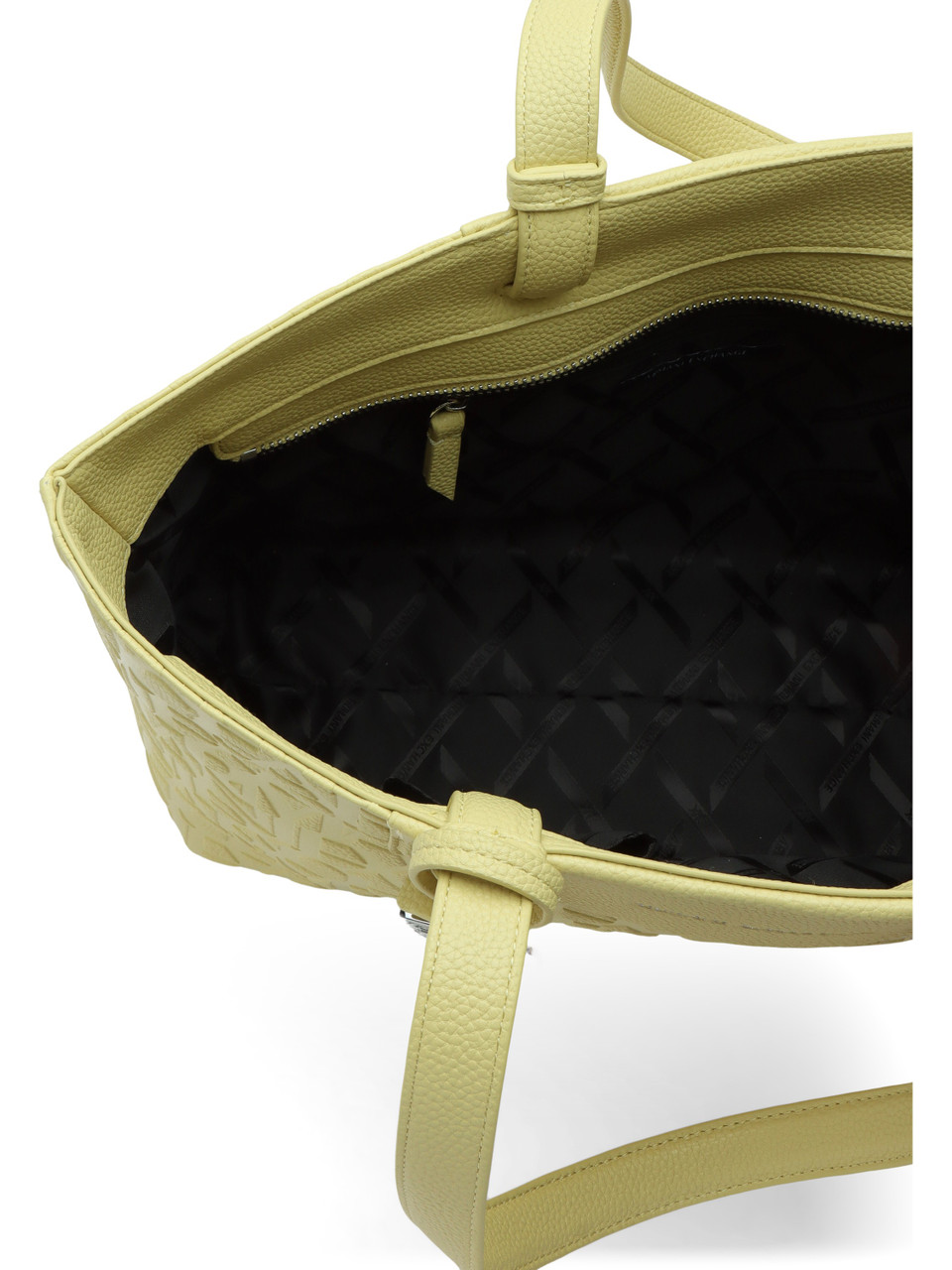 GELB | Shopper-Tasche mit aufgedrucktem Logo-Motiv