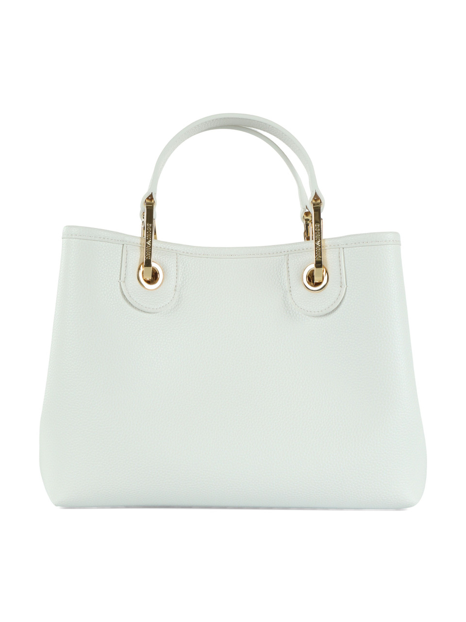 WEISS | MyEA Small Handtasche mit Hammerschlageffekt