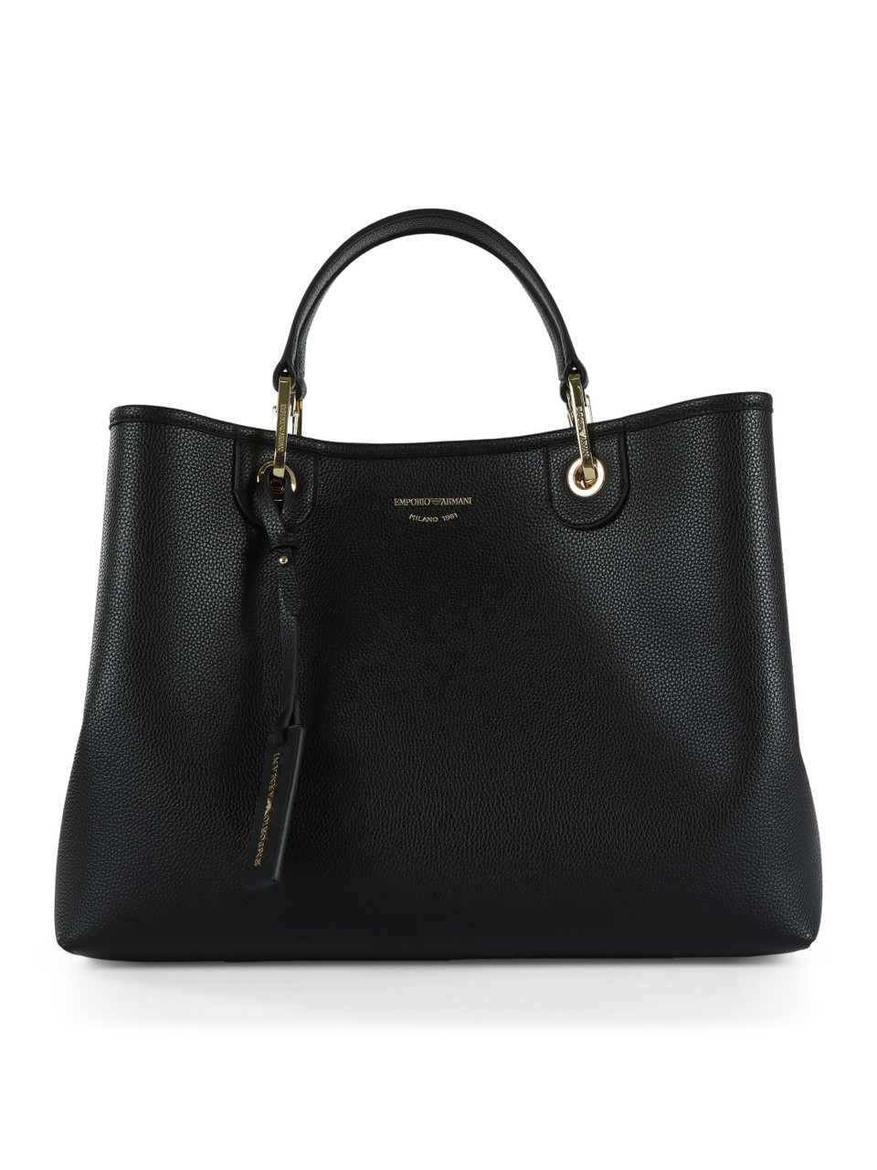 NERO | Borsa a mano effetto martellato MyEA Large