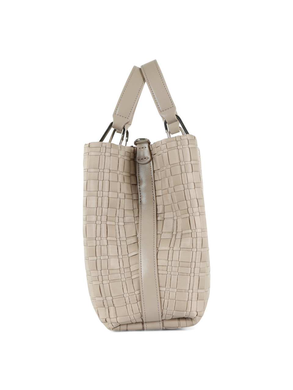 BEIGE | Borsa a mano MyEA Small in tessuto intrecciato