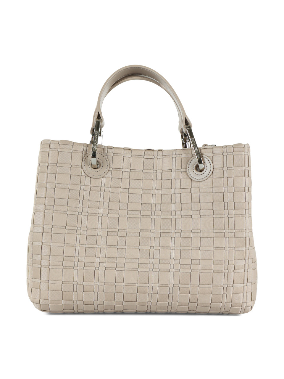 BEIGE | Borsa a mano MyEA Small in tessuto intrecciato