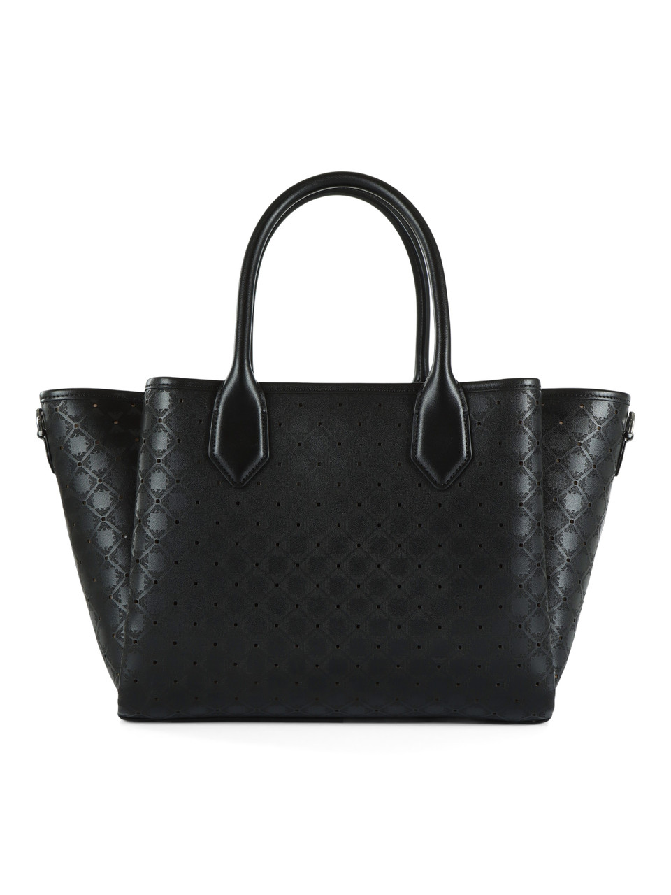 NERO | Borsa a mano con motivo logo impresso