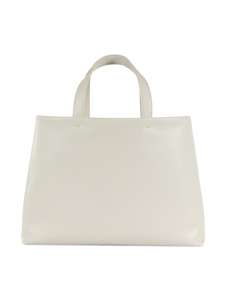 PANNA | Borsa tote in pelle con logo impressp