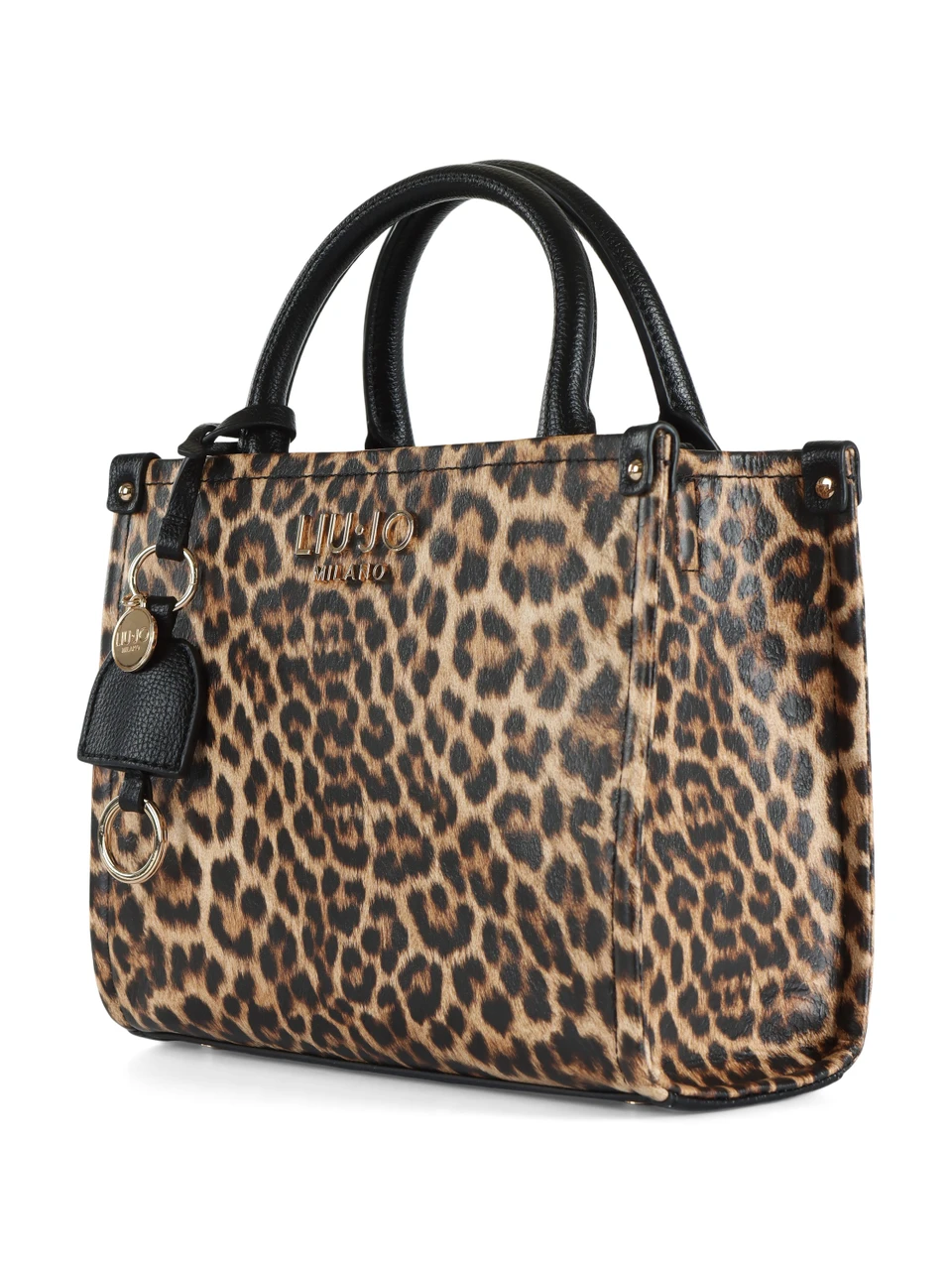 NERO | Borsa tote RIDHI Small stampa animalier