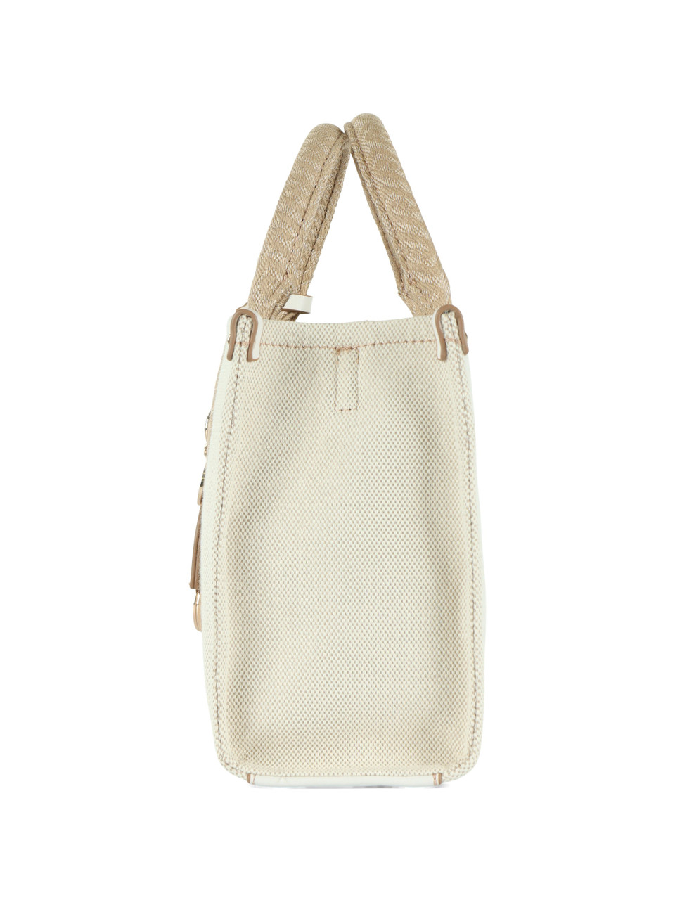 BEIGE | Borsa tote RIDHI Small in canvas