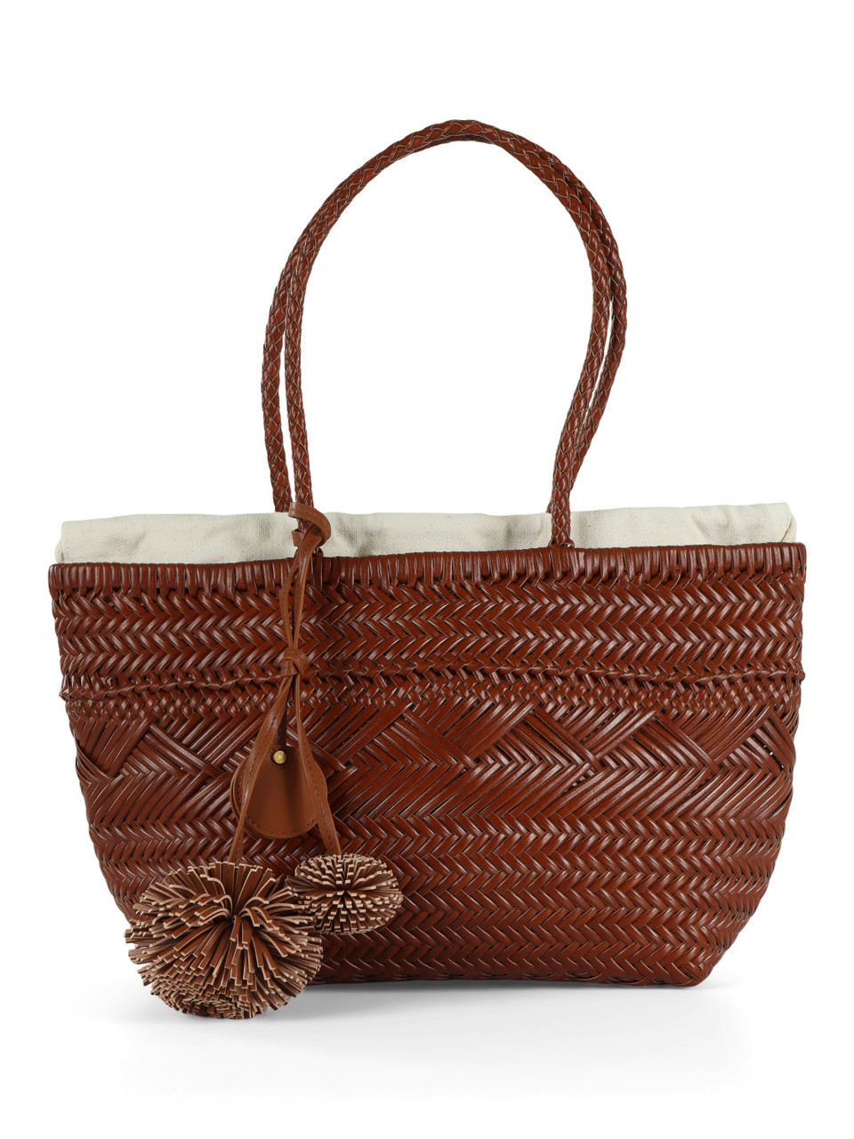 CUOIO | Borsa PALOMA Medium in pelle intrecciata