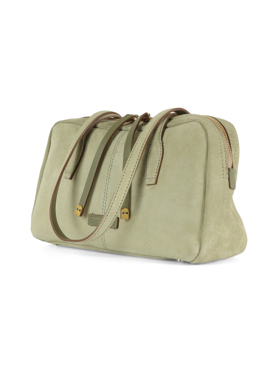 VERDE | Borsa a spalla in suede ARYNA