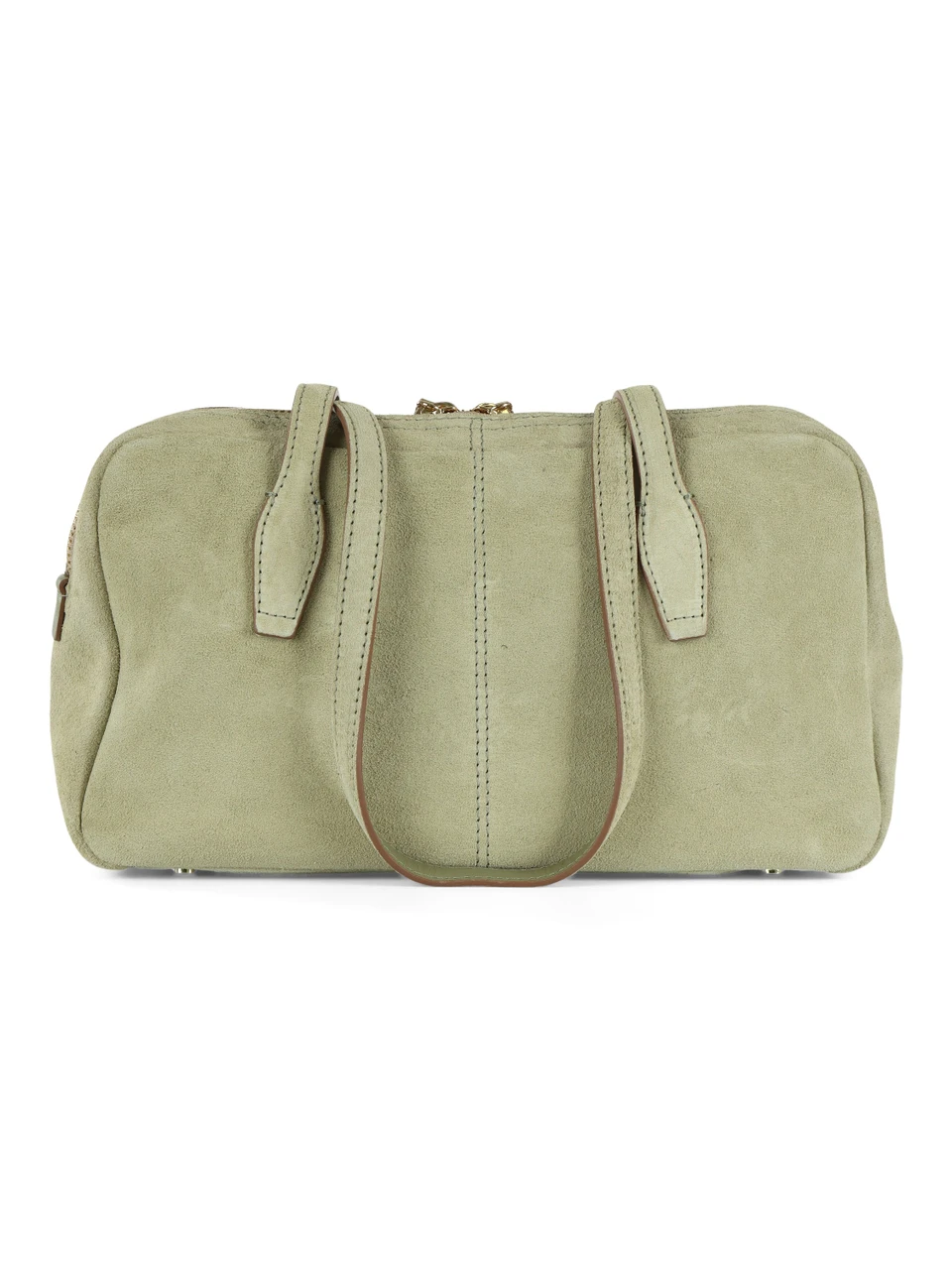 VERDE | Borsa a spalla in suede ARYNA
