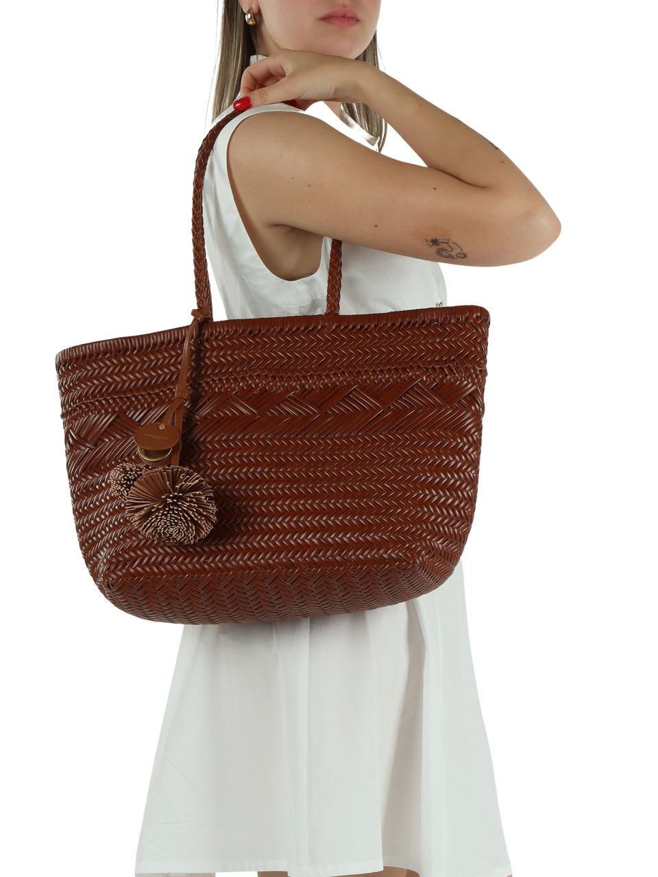 Leder | PALOMA Large Tasche aus geflochtenem Leder
