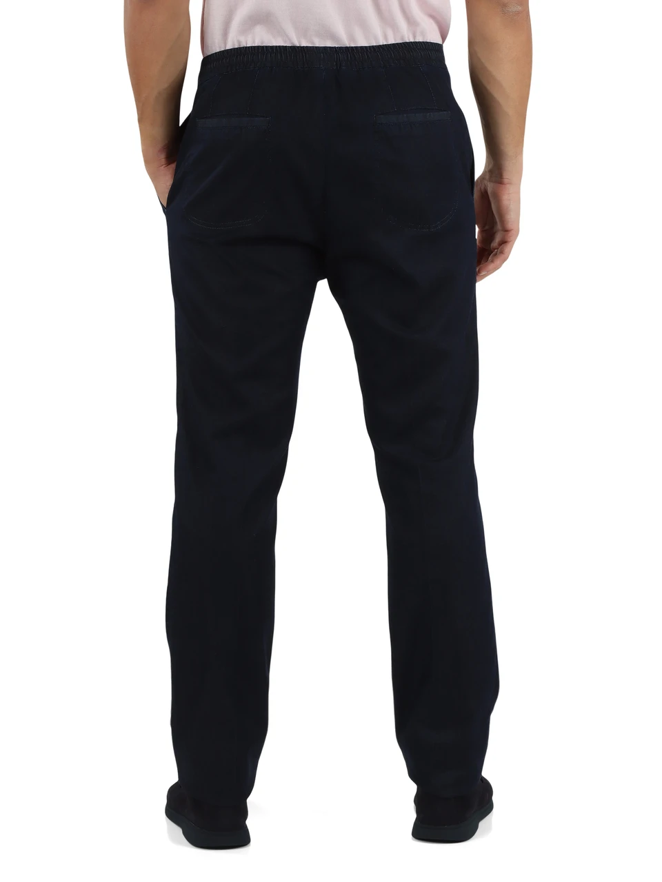 BLU SCURO | Pantalone MALINDI Rising Sun in denim leggero