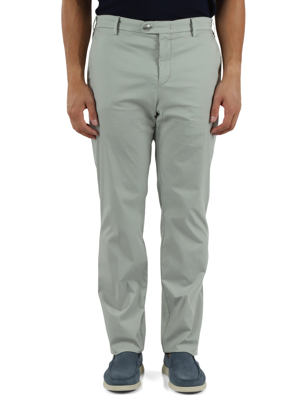 GRIGIO CHIARO | Pantalone chino TORINO Urban in misto cotone