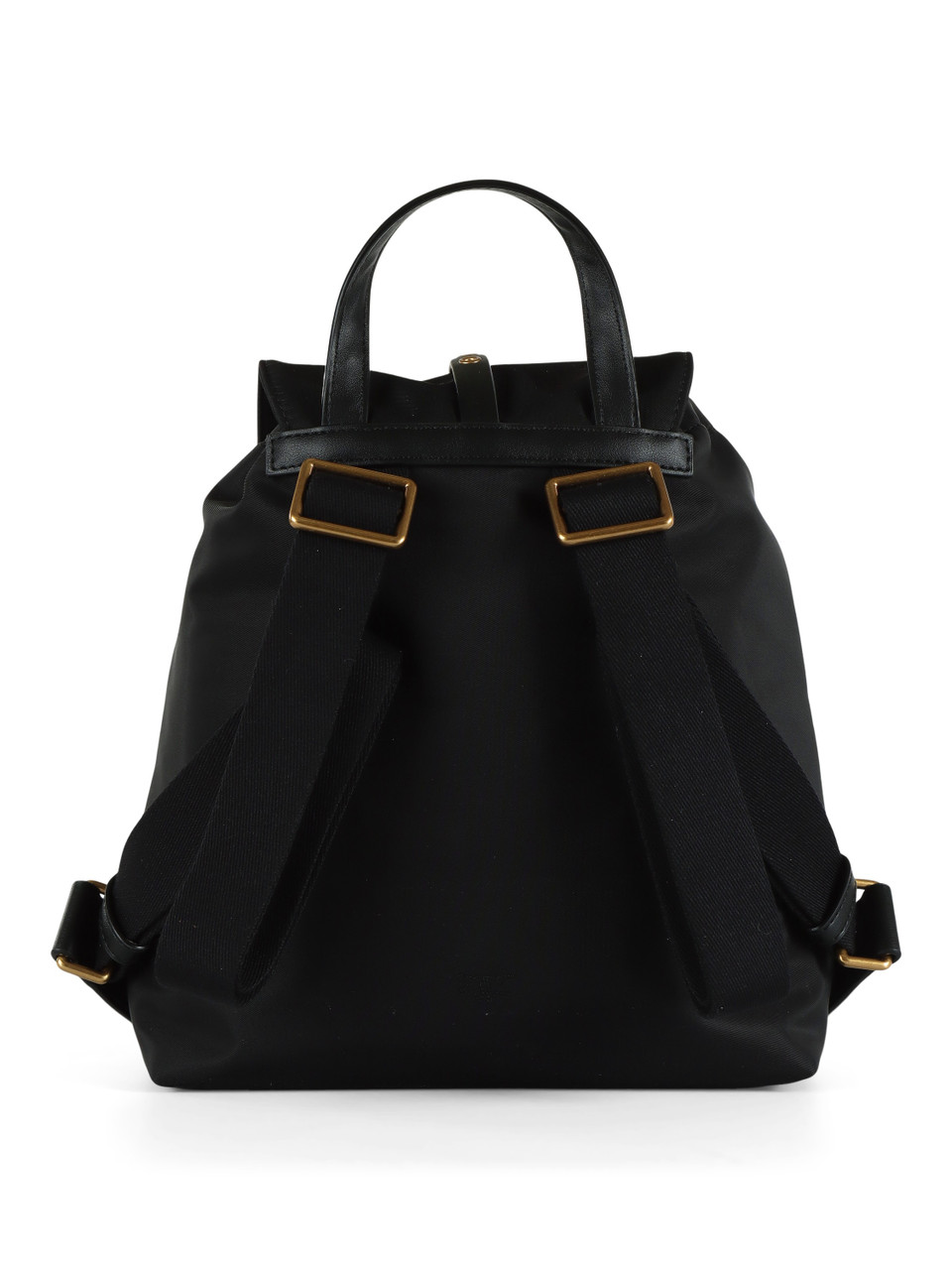 SCHWARZ | CLASSIC Rucksack aus Nylon mit Metalldetails