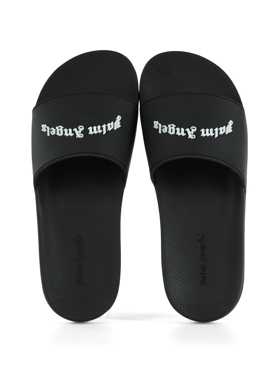 NERO | Ciabatte in gomma con scritta logo